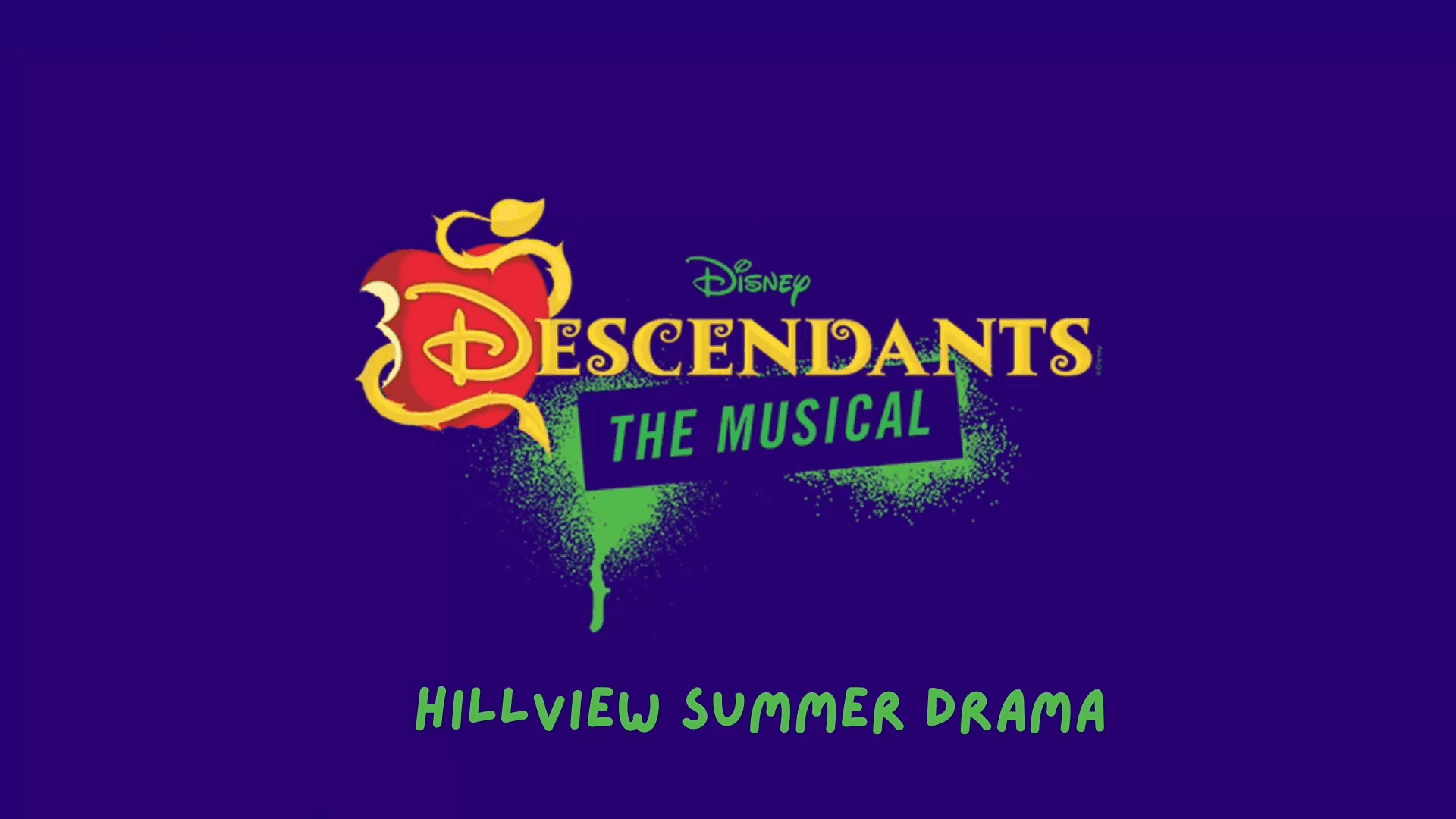 Descendants One Act - Summer Drama 2026